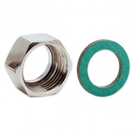 Immagine di DADO PER TUBO FLESSIBILE CARTELLABILE CSST AQUARIUS Ø 1/2" DN12