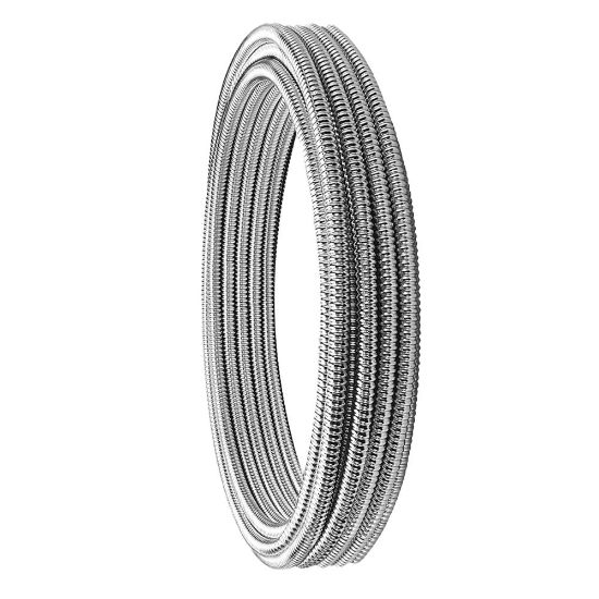 Immagine di TUBO FLESSIBILE ACCIAIO CARTELLABILE Ø 3/4" ROTOLO MT 25 SISTEMA AQUARIUS DN 15