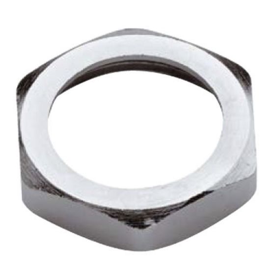 Immagine di DADO IN OTTONE CROMO Ø 1 1/4" F PER CANOTTO Ø 32 MM