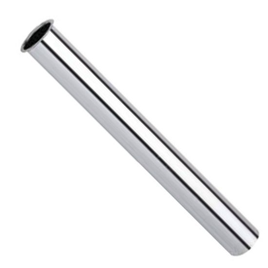 Immagine di CANOTTO CON BATTENTE CROMO Ø 30 MM L.300 MM