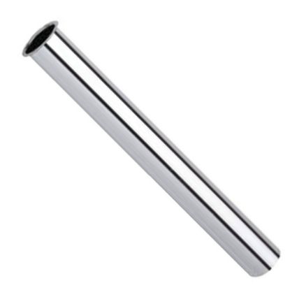 Immagine di CANOTTO CON BATTENTE CROMO Ø 26 MM L.300 MM