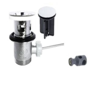 Immagine di PILETTA PER LAVABO E BIDET CON SALTARELLO Ø 1"1/4 CROMATA