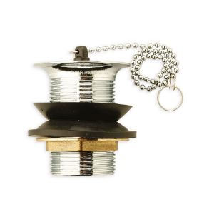 Immagine di PILETTA PER LAVABO E BIDET NORMALE Ø 1 1/4" CROMATA SENZA TROPPO PIENO