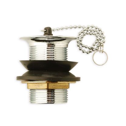 Immagine di PILETTA PER LAVABO E BIDET NORMALE Ø 1 1/4" CROMATA SENZA TROPPO PIENO