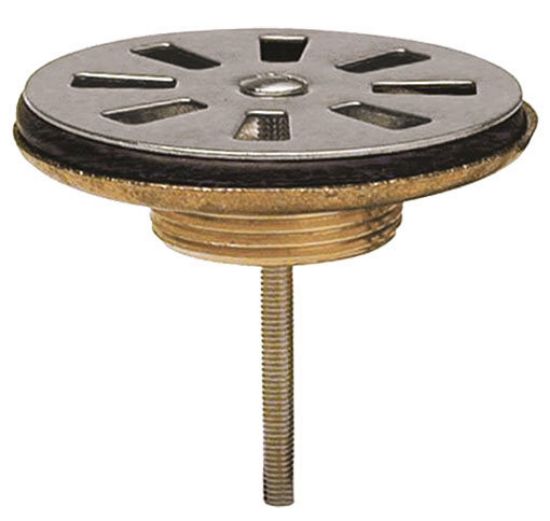 Immagine di PILETTA DOCCIA OTTONE CROMATA FORO Ø 65 MM SCARICO 1"1/4 GHIDINI