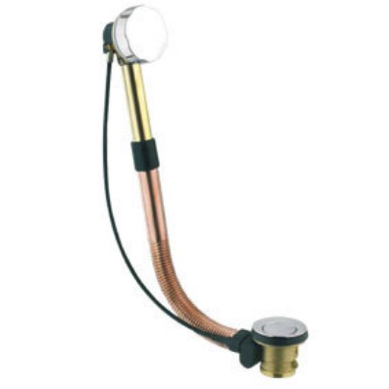 Immagine di COLONNA VASCA OTTONE/RAME-CROMATA Ø 1 1/2" CGS