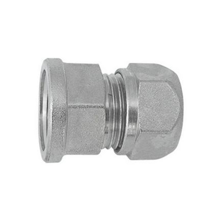 Immagine di RACCORDO CROMATO A STRINGERE Ø 1/2"F x 12 MM