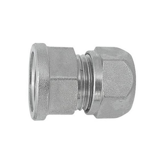 Immagine di RACCORDO CROMATO A STRINGERE Ø 1/2"F x 12 MM