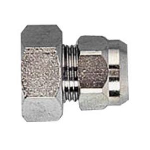 Immagine di RACCORDO CROMATO A STRINGERE Ø 3/8"F x 10 MM