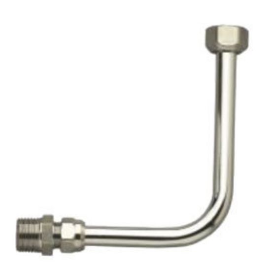 Immagine di SQUADRETTA RAME L 20x25 CM Ø 10 MM PIU' DADO ESAGONALE