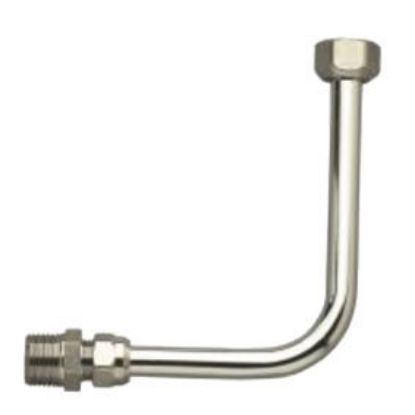 Immagine di SQUADRETTA RAME L 20x25 CM Ø 12 MM PIU' DADO ESAGONALE