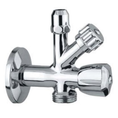 Immagine di RUBINETTO COMBINATO LAVABO PIU' LAVATRICE ATTACCO Ø 1/2" CROMATO DE BORRI