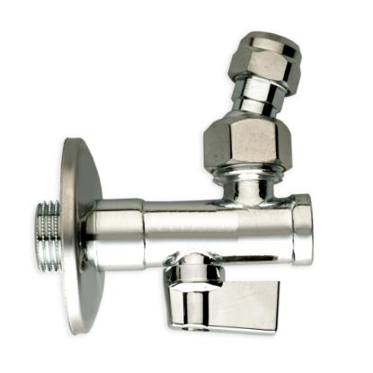 Immagine di RUBINETTO FILTRO A SFERA ATTACCO Ø 1/2"x10 MM CON SNODO CROMATO RTM