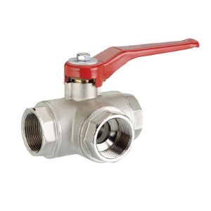 Immagine di VALVOLA 3 VIE Ø 3/4" DEVIATRICE ESECUZIONE "L"