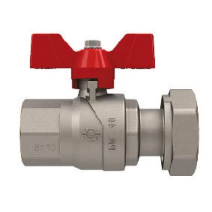 Immagine di VALVOLA DRITTA Ø 1/2" F CON GIRELLO 3/4"