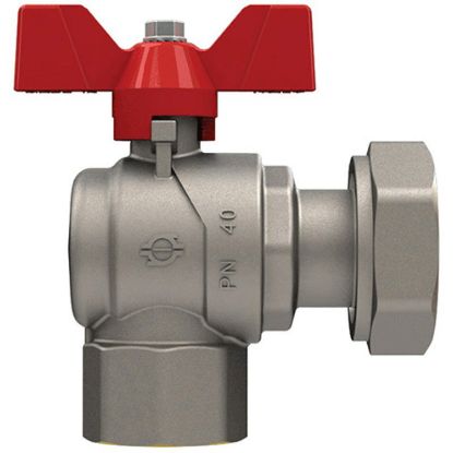 Immagine di VALVOLA A SQUADRO Ø 1/2" F CON GIRELLO 3/4"