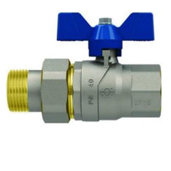 Immagine di VALVOLA A SFERA BOCCHETTONATA Ø 1/2" MF FARFALLA