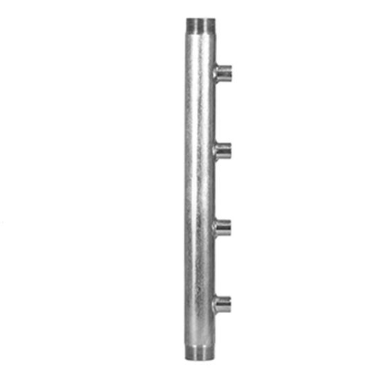 Immagine di COLLETTORE ACCIAIO INOX Ø 1 1/2" MF 4 ATTACCHI 1/2"