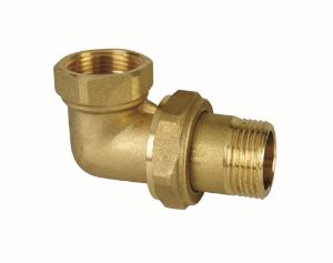 Immagine di RACCORDO 3 PEZZI CURVO Ø 1" MASCHIO/FEMMINA OTTONE