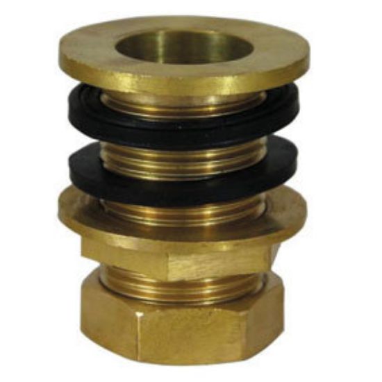 Immagine di RACCORDO PER CASSONE CON TAPPO Ø 3/4" IN OTTONE RASTELLI