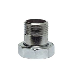 Immagine di CODOLO CROMATO Ø 1/2"MX3/4"F SEDE PIANA MASCHIO/FEMMINA