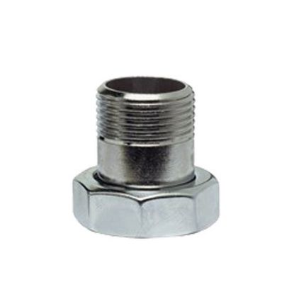 Immagine di CODOLO CROMATO Ø 1/2"MX3/4"F SEDE PIANA MASCHIO/FEMMINA