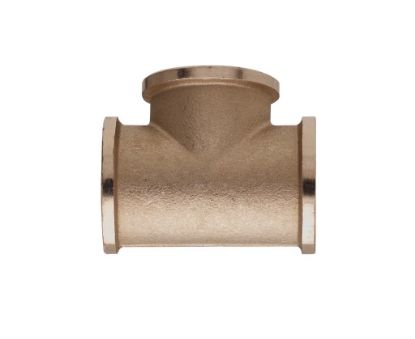 Immagine di RACCORDO A TEE RIDOTTO FILETTATO FEMMINA IN OTTONE Ø 1"x3/4"x1"