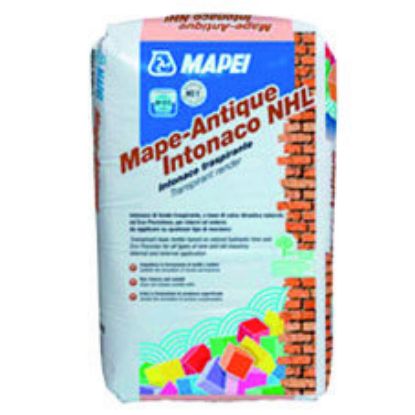 Immagine di MALTA MAPE-ANTIQUE STRUTTURALE NHL PER INTONACI TRASPIRANTI E DA MURATURA SACCO DA 25 KG MAPEI