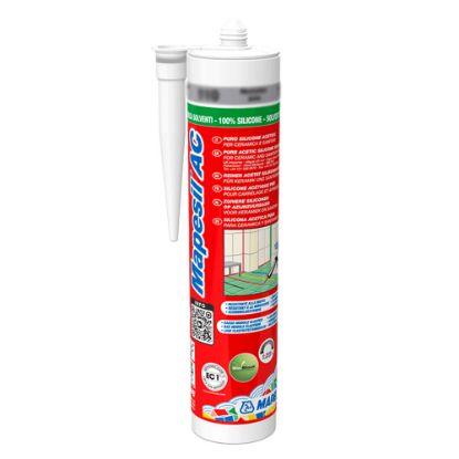 Immagine di SIGILLANTE SILICONICO ACETICO 110 MANHATTAN MAPESIL AC 310 ML MAPEI