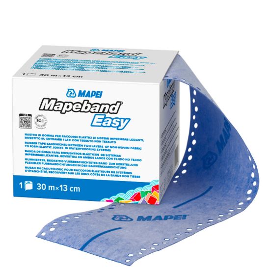Immagine di MAPEBAND EASY H130 MM NASTRO IN GOMMA IMPERMEABILE ROTOLO 30 MT MAPEI