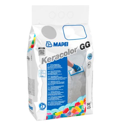 Immagine di STUCCO CEMENTIZIO GRANA GROSSA 114 ANTRACITE KERACOLOR GG 5 KG MAPEI