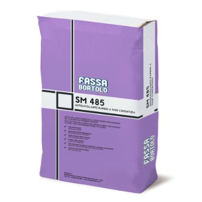 Immagine di AUTOLIVELLANTE SM485 SPESSORE MEDIO PREMISCELATO A PRESA RAPIDA PER PAVIMENTI INTERNI SACCO DA 25 KG FASSA