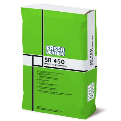 Immagine di MASSETTO SR450 A BASE CEMENTIZIA AD INDURIMENTO RAPIDO PER PAVIMENTI INTERNI SACCO DA 25 KG FASSA