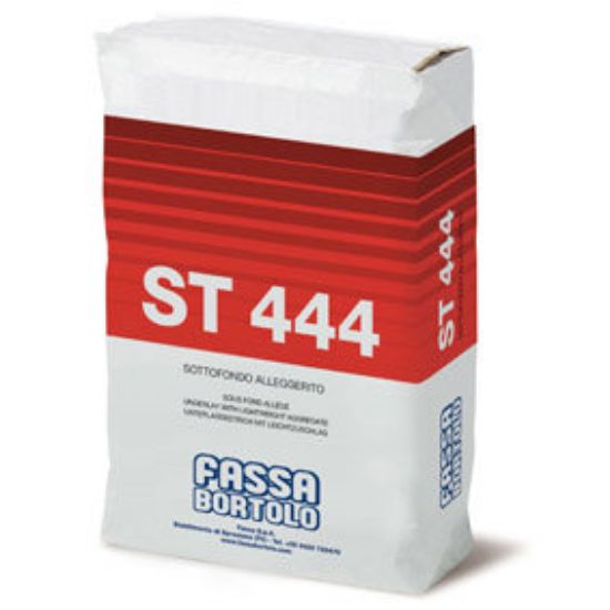 Immagine di SOTTOFONDO ST444 ALLEGGERITO TERMOISOLANTE A BASE DI CEMENTO POLISTIROLO E ADDITIVI PER INTERNI SACCO DA 11,8 KG FASSA