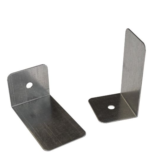 Immagine di STAFFE PERIMETRALI IN ACCIAIO ZINCATO PER SISTEMA FR CM CONFEZIONE DA 50 PZ FASSA