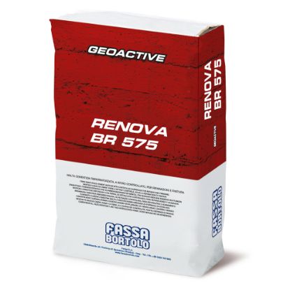 Immagine di MALTA BR575 RENOVA A PRESA RAPIDA PER RIPARAZIONI E FINITURE DI CALCASTRUZZO SACCO DA 25 KG FASSA