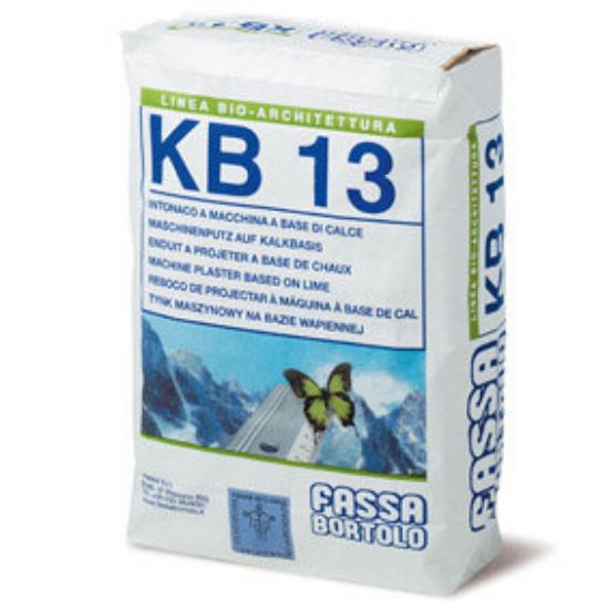 Immagine di BIO INTONACO KB13 BIANCO A BASE DI PURA NANO CALCE PER INTERNI ED ESTERNI SACCO DA 25 KG FASSA