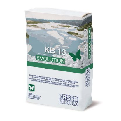 Immagine di BIO INTONACO KB13 EVOLUTION BIANCO A BASE DI CALCE AEREA PER INTERNI ED ESTERNI SACCO DA 25 KG FASSA
