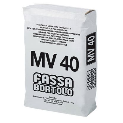 Immagine di MALTA MV40 PER MURATURA PER INTERNI ED ESTERNI SACCO DA 25 KG FASSA