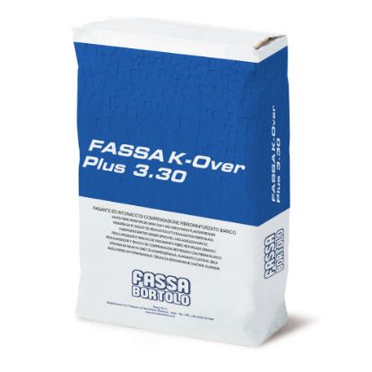 Immagine di MALTA K-OVER PLUS 3.30 RASANTE ED INTONACO DI COMPENSAZIONE PER INTERNI ED ESTERNI SACCO DA 25 KG FASSA