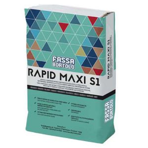 Immagine di ADESIVO RAPID MAXI S1 BIANCO PER INTERNI ED ESTERNI 25 KG FASSA
