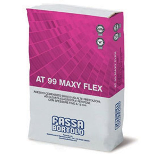 Immagine di ADESIVO MAXIFLEX S1 GRIGIO PER INTERNI ED ESTERNI AT99 25 KG FASSA