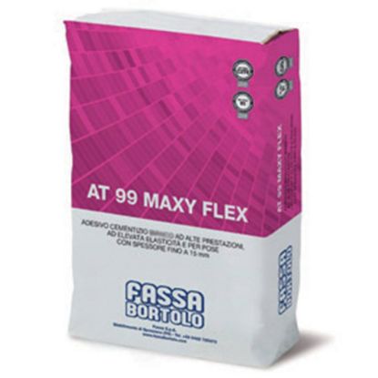 Immagine di ADESIVO MAXIFLEX S1 BIANCO PER INTERNI ED ESTERNI AT99 25 KG FASSA