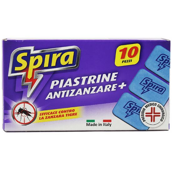 Immagine di PIASTRINE ANTIZANZARE PER ELETTROEMANATORI O VAPORIZZATORI ELETTRICI CONFEZIONE DA 10 PZ SPIRA