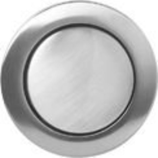 Immagine di PULSANTE TONDO PNEUMATICO 1/2 SCARICO CROMO SATINATO VALSIR