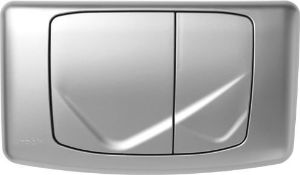 Immagine di PLACCA DOPPIO SCARICO CROMO PER CASSETTA RIOS VALSIR