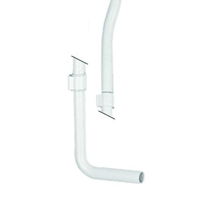 Immagine di TUBO ESTERNO BIANCO DIAM.32 MM ALTO 190 CM PER CASSETTA ALTA VALSIR