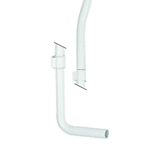 Immagine di TUBO ESTERNO BIANCO DIAM.32 MM ALTO 190 CM PER CASSETTA ALTA VALSIR