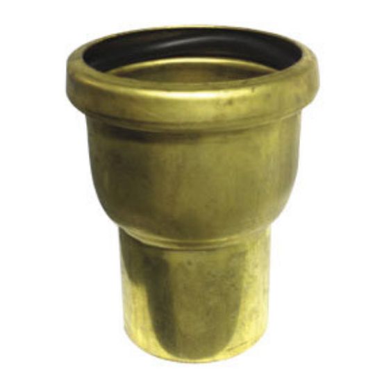 Immagine di RACCORDO DI PASSAGGIO PVC IN OTTONE Ø 40/32 MM PIOMBO