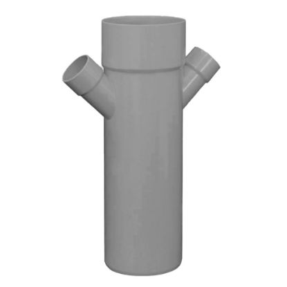 Immagine di BRAGA DOPPIA RIDOTTA Ø 100/40/40 MM 45° FEMMINA/MASCHIO FIRST